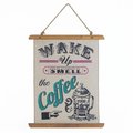 Accent Plus Accent Plus 10018390 Coffee Perk Up Linen Wall Art 10018390